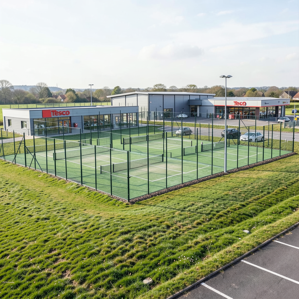 Five padel courts and café proposed near Eynsham Tesco